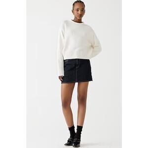 J. Crew Ivory Crew Neck Sweater